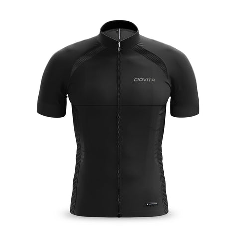 Ciovita Men's Nucleo Sport Fit Jersey- Black - biket.co.za