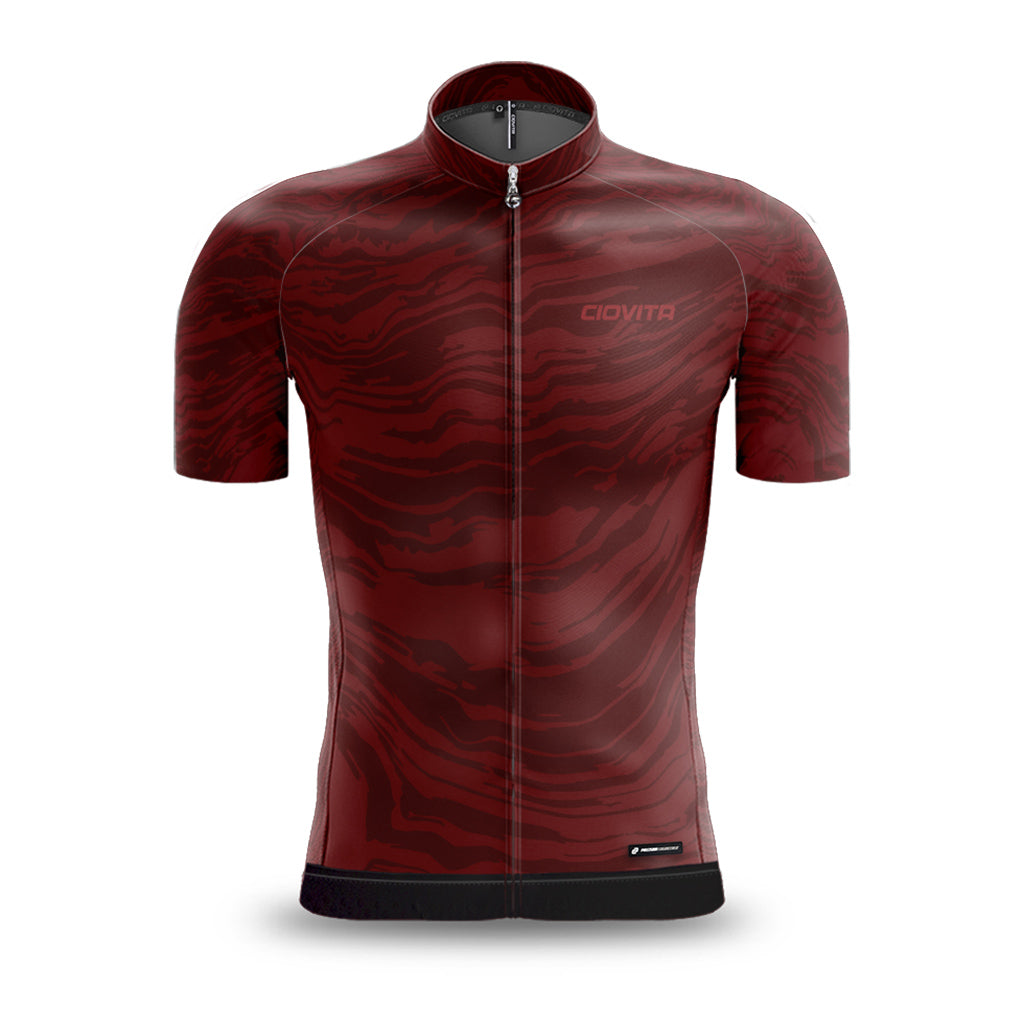 Ciovita Men's Strata Race Fit Jersey (Bloodstone) - biket.co.za