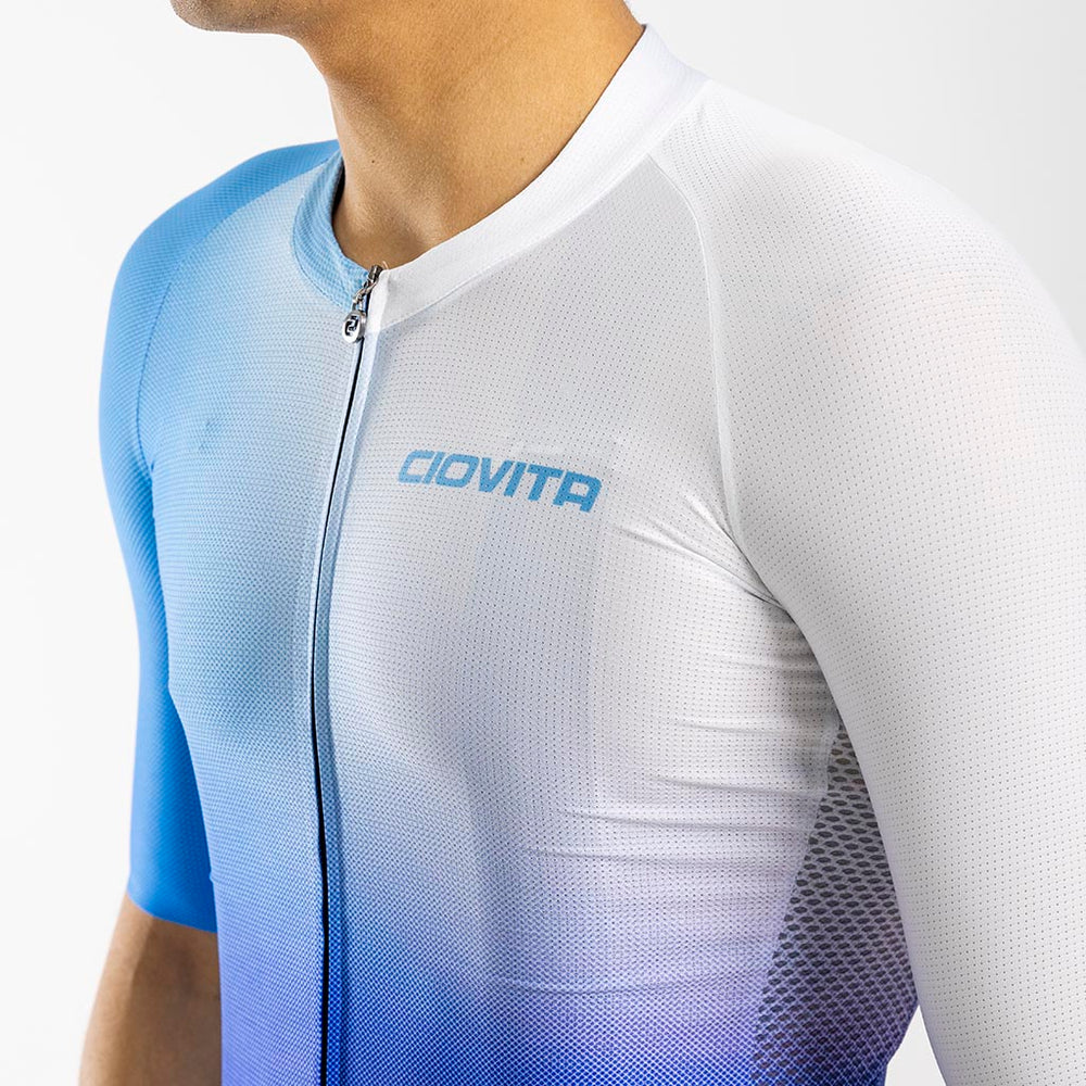 
                  
                    Ciovita Men's Punto Corsa Race Fit Jersey (Blue) - biket.co.za
                  
                