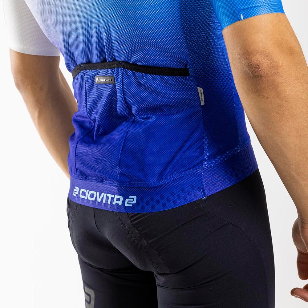 
                  
                    Ciovita Men's Punto Corsa Race Fit Jersey (Blue) - biket.co.za
                  
                