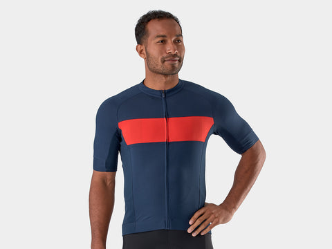 Trek Circuit LTD Cycling Jersey- Deep dark blue/ Viper Red - biket.co.za