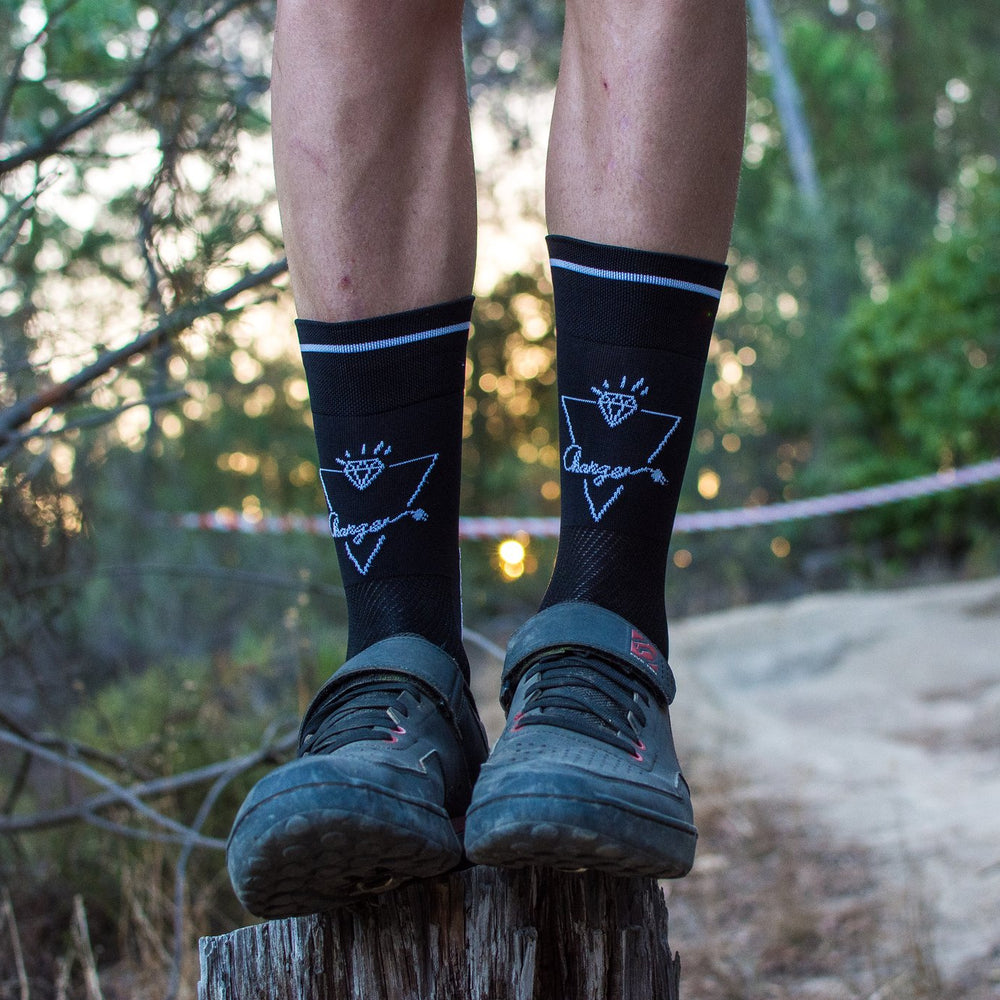 
                  
                    Charger socks - Red Rose - biket.co.za
                  
                