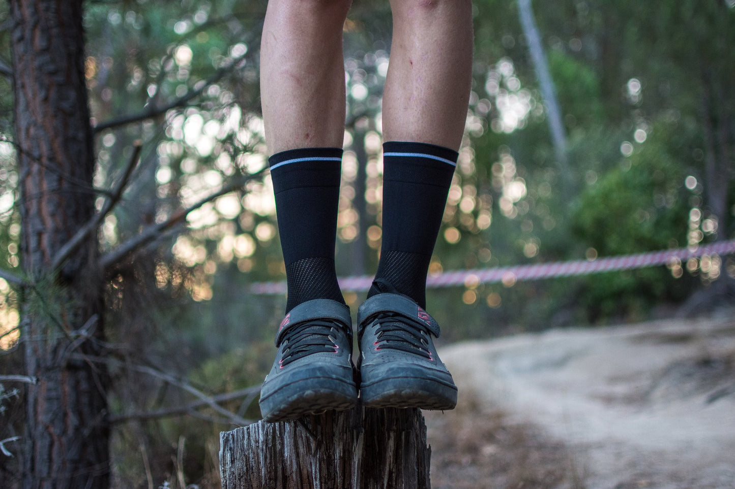 Charger socks - Black simple - biket.co.za