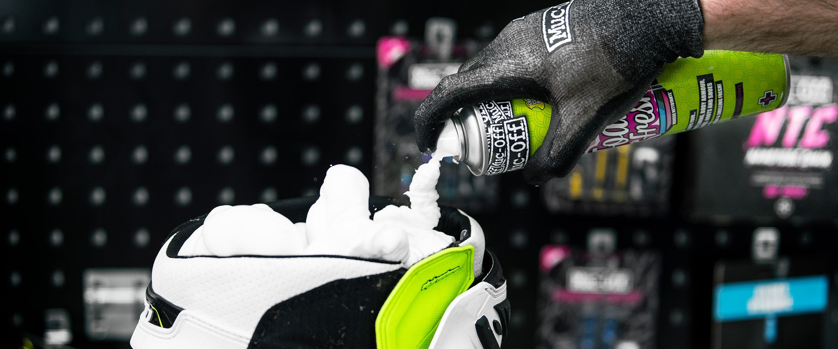 Muc off shop foam