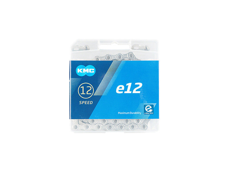 KMC e12 12-Speed Chain Silver - biket.co.za
