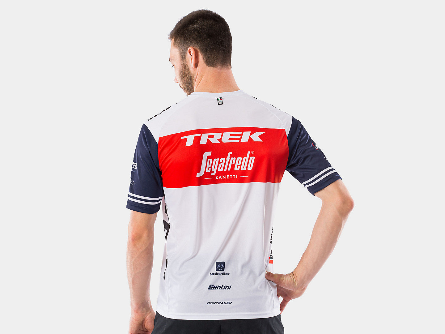 Santini Trek-Segafredo Men's Team Tech Tee - biket.co.za