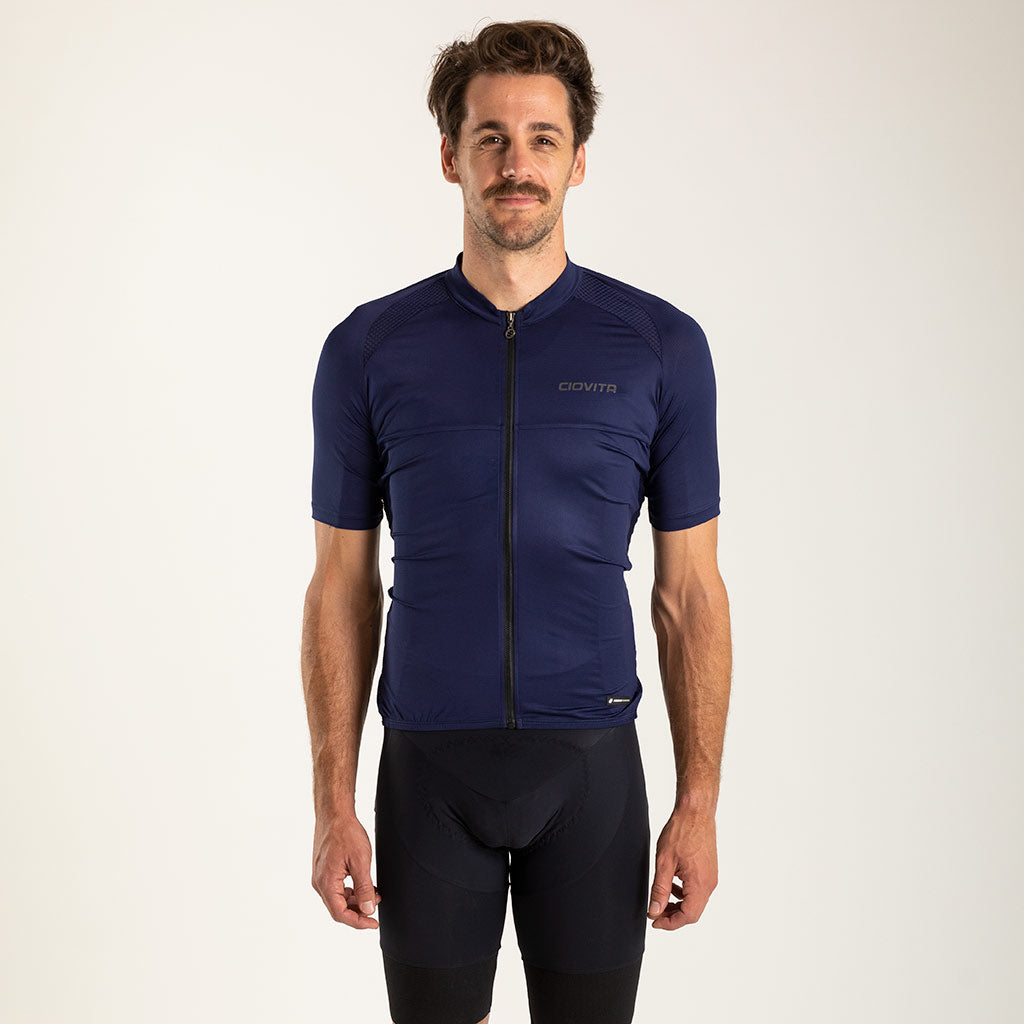 Ciovita Men's Nucleo Sport Fit Jersey - Navy - biket.co.za