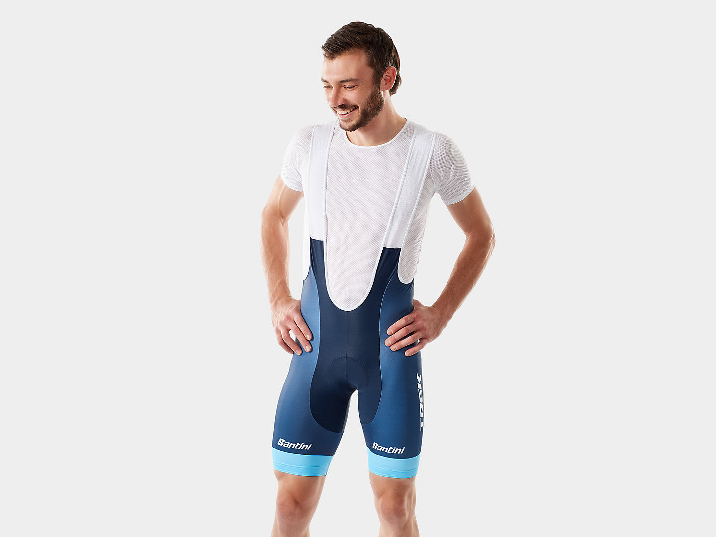 Santini Trek Factory Racing Men's XC Team Replica Bib Shorts - biket.co.za