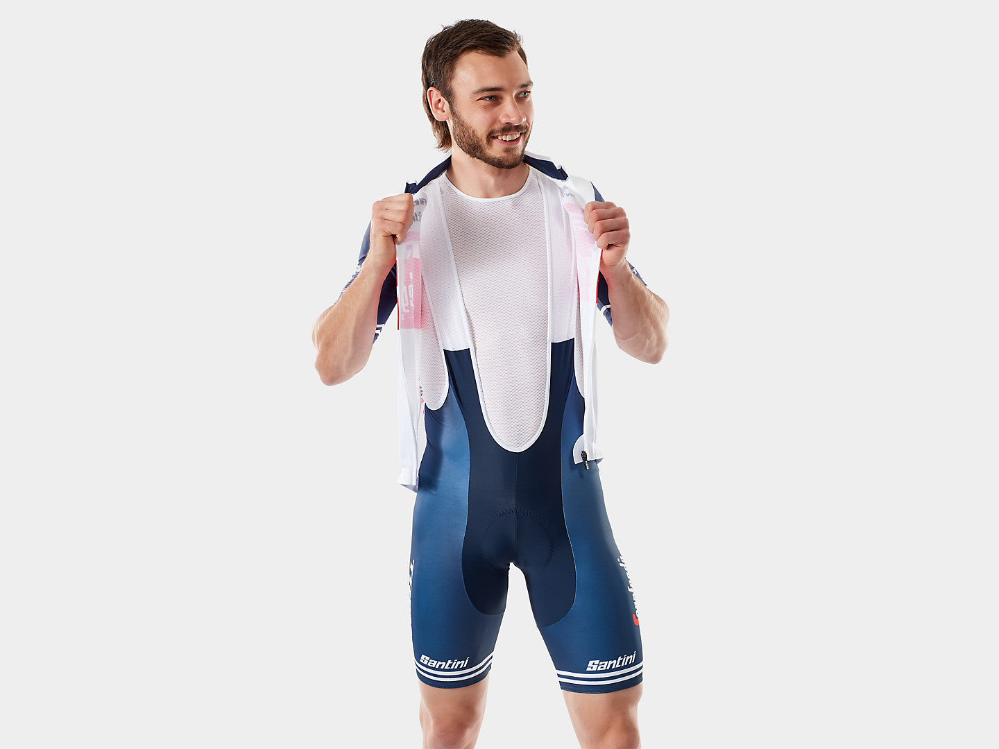 Santini Trek-Segafredo Men's Team Replica Bib Shorts - biket.co.za