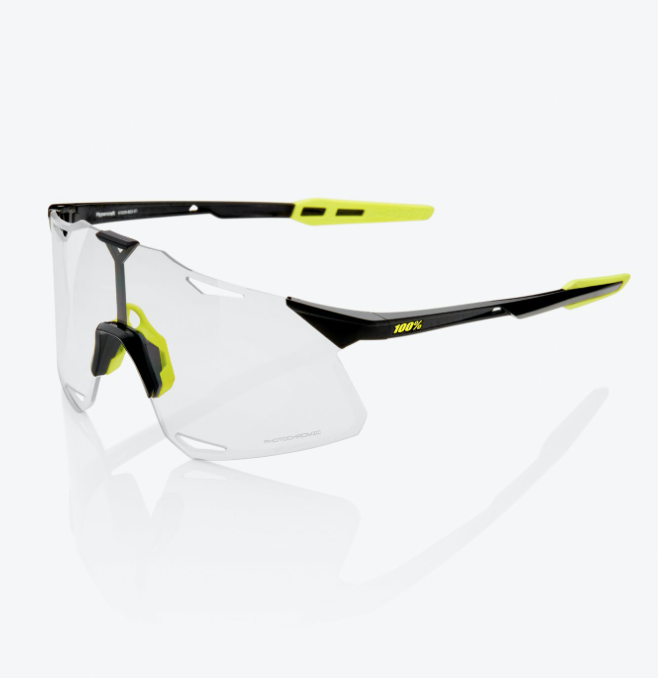 100% Hypercraft - Gloss Black - Photochromic Lens - biket.co.za