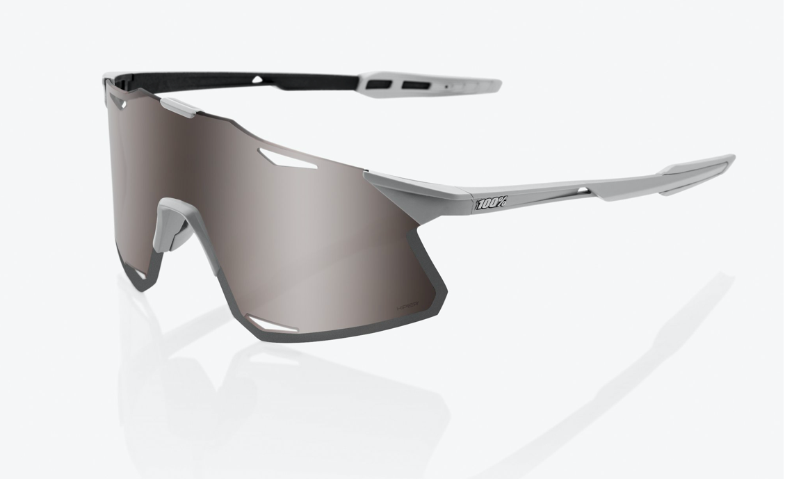 100% Hypercraft - Matte Stone Grey - Hiper Silver Mirror Lens - biket.co.za