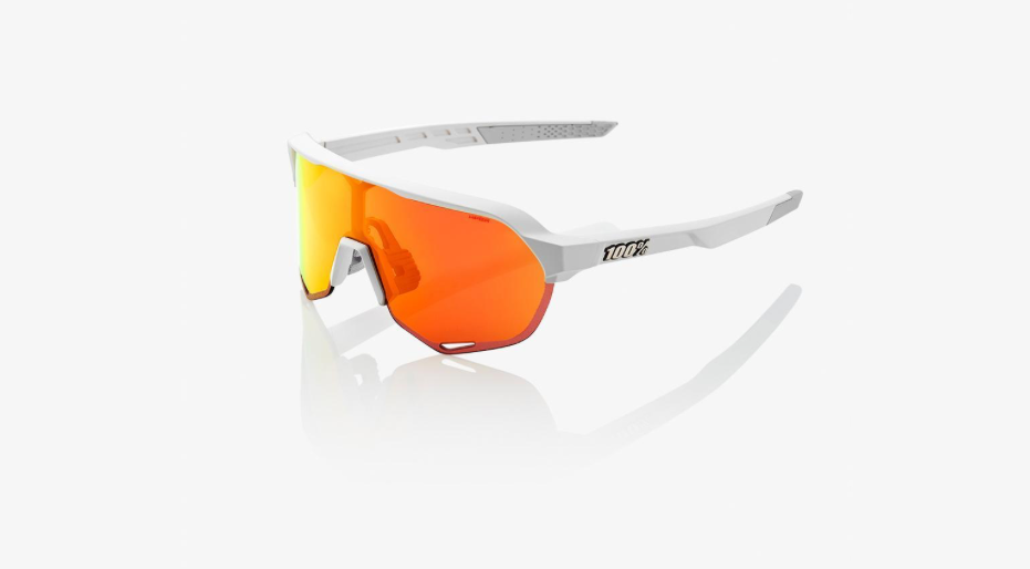 100% S2 - Soft Tact Off White - Hiper Red Multilayer Mirror Lens - biket.co.za