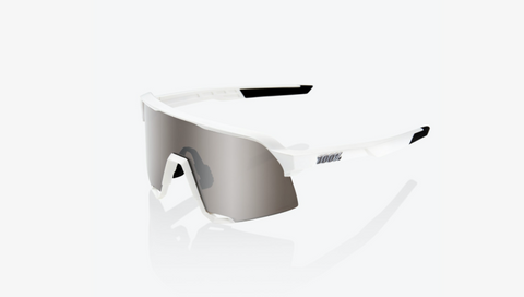 100% S3 - Matte White - Hiper Silver Lens - biket.co.za