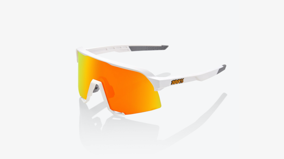 100% S3 - Soft White - Hiper Red Multilayer Mirror Lens - biket.co.za