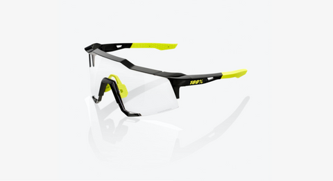 100% Speedcraft - Gloss Black - Photochromic Lens - biket.co.za