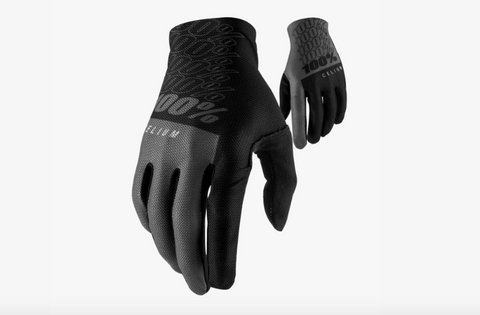 100% Celium gloves Black-Grey - biket.co.za