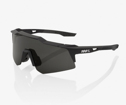 100% Speedcraft xs - Soft Tact Black - Smoke Lens - biket.co.za