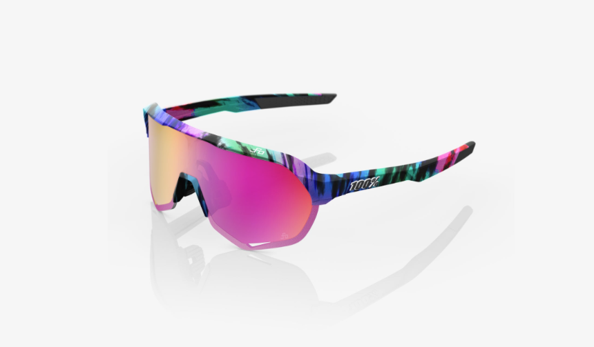 100% S2 Ltd Peter Sagan Le Soft Tact Tie Die - Purple Multilayer Mirror Lens - biket.co.za