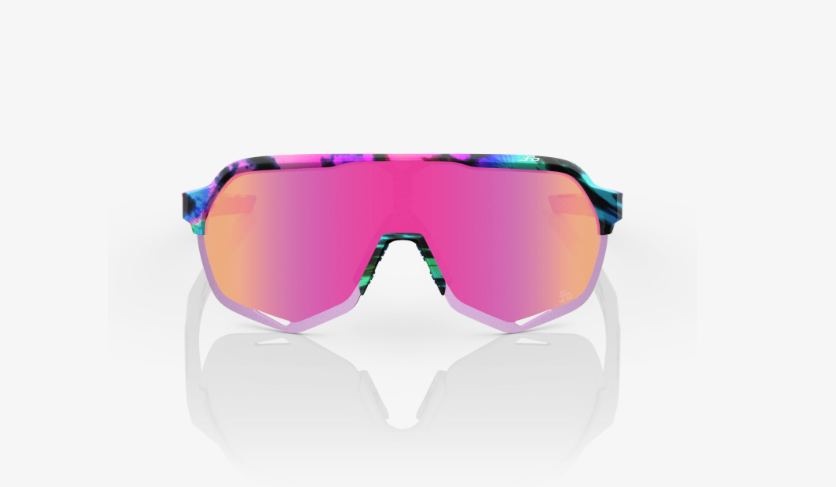 100% S2 Ltd Peter Sagan Le Soft Tact Tie Die - Purple Multilayer Mirror Lens - biket.co.za