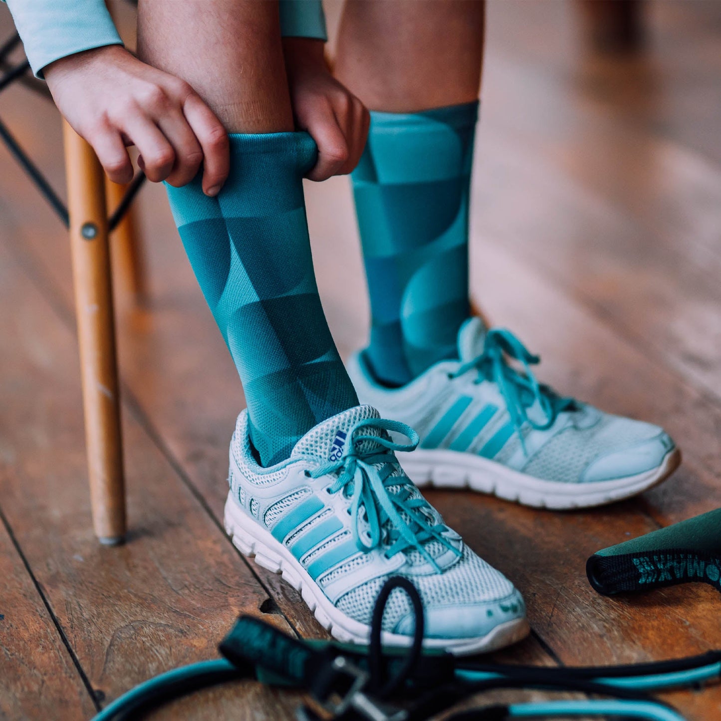 Sox- Solid Turquoise Socks - biket.co.za