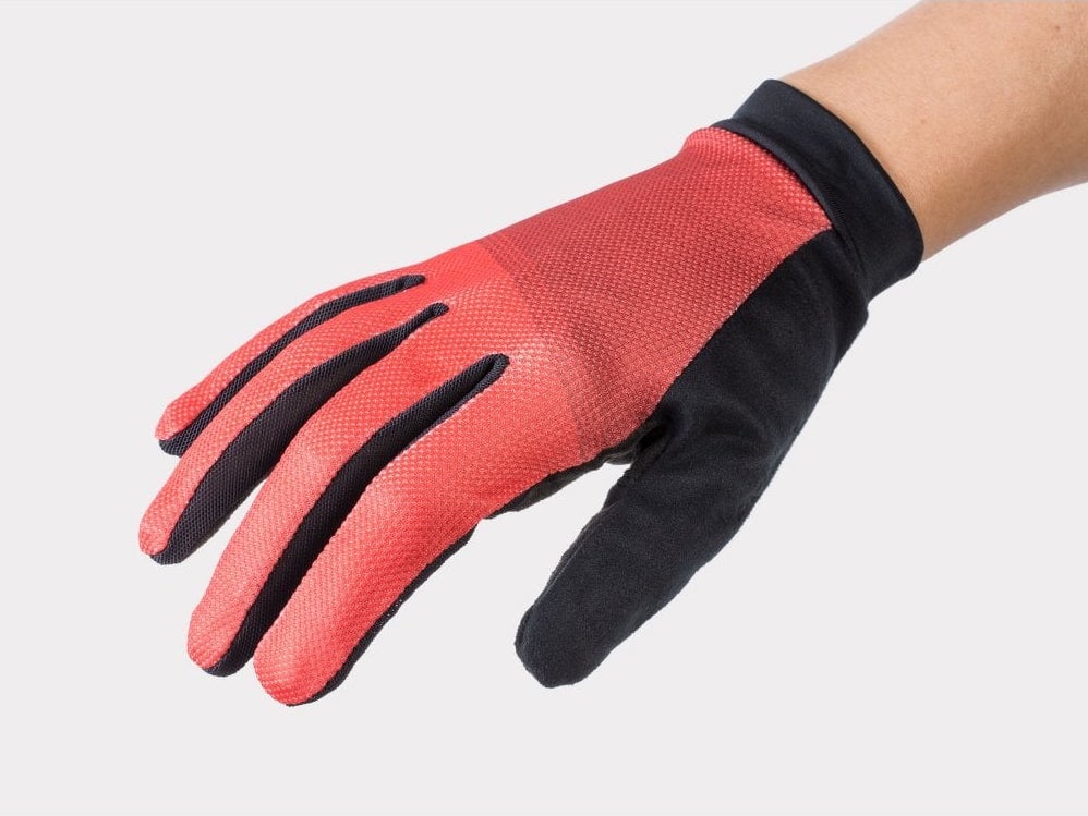 Bontrager Evoke Mountain Bike Gloves - Red - biket.co.za