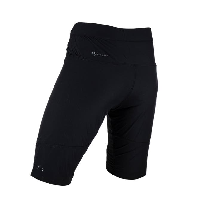 Leatt Shorts MTB Trail 2.0 - Black - biket.co.za