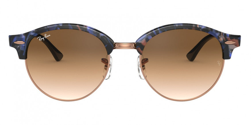 Ray-Ban Clubround - spotted brown/ blue - biket.co.za