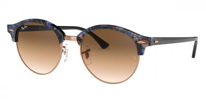 Ray-Ban Clubround - spotted brown/ blue - biket.co.za