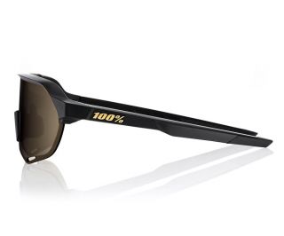
                  
                    100% S2 - Matte Black - Soft Gold Mirror Lens - biket.co.za
                  
                